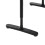 Living And Home Adjustable Height Table Legs with Table Underframe, Black 5