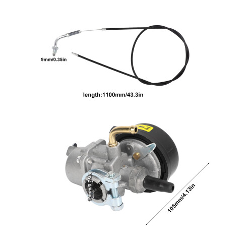 Universelles Vergaser-Drosselzug-Kit 49cc/80cc 2