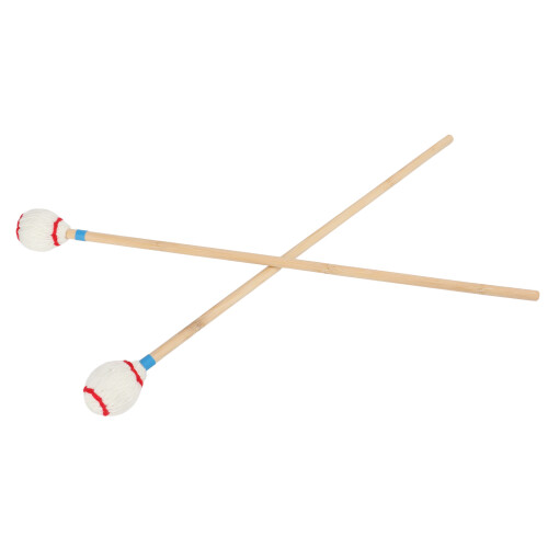 2Pcs Comfortable Yarn Mallets Medium Hard for Marimba Instruments