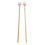 2Pcs Comfortable Yarn Mallets Medium Hard for Marimba Instruments 10