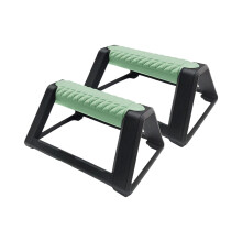 Push Up Bars Green - Adjustable Push Up Stand Equipment with Non-Slip Grips for Home Fitness Training