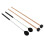 Marimba Mallet Set 1 Pair Medium Hard Yarn Head Black Rubber Mallets 13