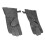 High Temp BBQ Grill Gloves 932F, 2 Layer Cowhide, 13.8in 5