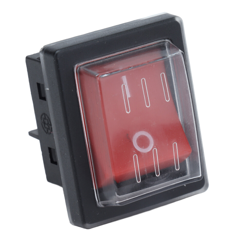Durable 4Pin Rocker Toggle Switch For Equipment 125/250Vac With Cover 9391340281336