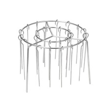 Air Fryer Skewer Rack Stainless Steel Grill for Easy Cooking and Cleaning Vertical Grill with 36 Hanging Skewers