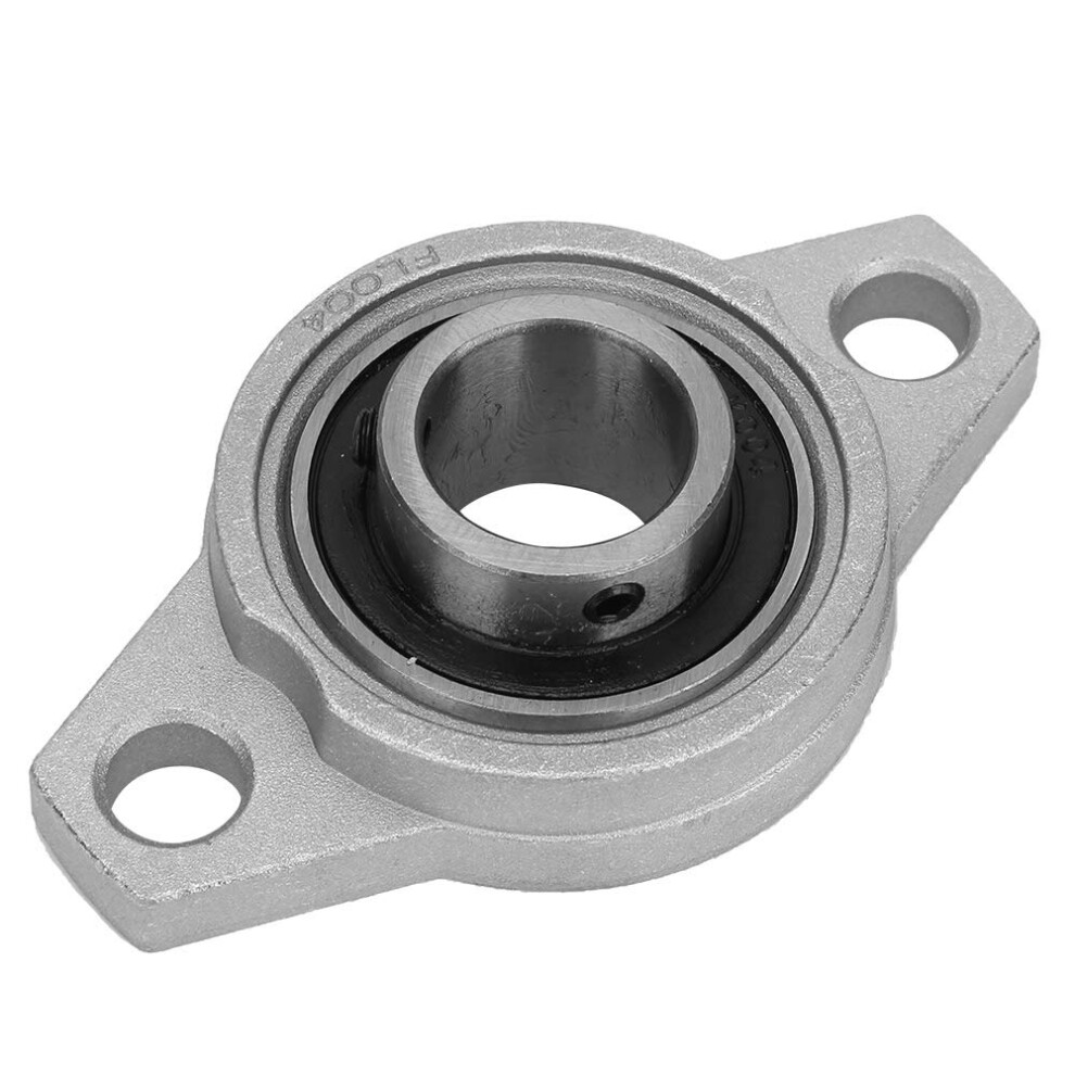 Self-Aligning Zinc-Aluminum Alloy Pillow Block Bearing KFL004 with Wide Inner Ring and Two Mounting Screws for Food Machines-image-OPC-PJKBGWV-NEW