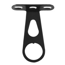 Off Basket General Vehicle Mount Bicycle Basket Mounting Bracket for Front Light and Auxiliary Use, Black Easy Installation