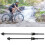 RISK 1 Pair MTB Bicycle Hub Skewers Titanium Alloy Axle Quick Release Black 15
