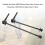 RISK 1 Pair MTB Bicycle Hub Skewers Titanium Alloy Axle Quick Release Black 10
