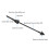 RISK 1 Pair MTB Bicycle Hub Skewers Titanium Alloy Axle Quick Release Black 11