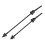 RISK 1 Pair MTB Bicycle Hub Skewers Titanium Alloy Axle Quick Release Black 12