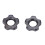 7pcs Titanium Alloy Bicycle Presta Valve Cap Nut Set, Black, Strong & Lightweight 10