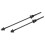 RISK 1 Pair MTB Bicycle Hub Skewers Titanium Alloy Axle Quick Release Black 14