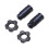 7pcs Titanium Alloy Bicycle Presta Valve Cap Nut Set, Black, Strong & Lightweight 9