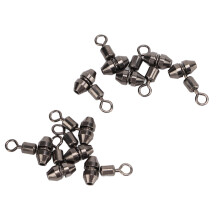 Corrosion Resistant 10pcs 3 Way Brass T Turn Fishing Swivel Connectors
