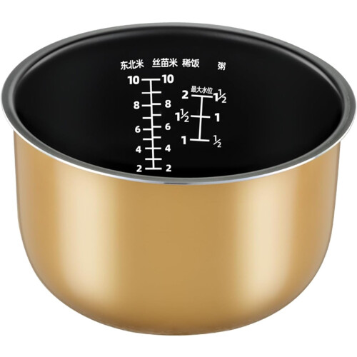 Stainless Steel Inner Tray for Midea 5L Rice Cooker, Replacement Part with Durable Inner Lining and Compatibility Specifications 2