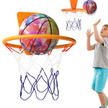 Mute Basketball with High Bounce, Quiet Indoor Training Basketball, Silent Toy Basketball for Hoops