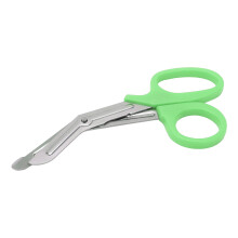 Stainless Steel Dive Shears with Lanyard – Green Scuba Diver Safety Scissors