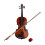 Violin Set with Hard Case Shoulder Rest Bow Tuner And Extra Strings 1