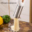 Electric Pasta Maker, 5 Shapes, Portable Rechargeable Design, Wireless Operation, Gold Material Construction 5