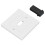 Plaque murale de prise USB 3.0A, 85  85 mm, blanche 13