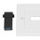 Plaque murale de prise USB 3.0A, 85  85 mm, blanche 12