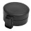 Isolierter Kaffeebecher 380 ml Schwarz 6,5x7,7x17 cm 12