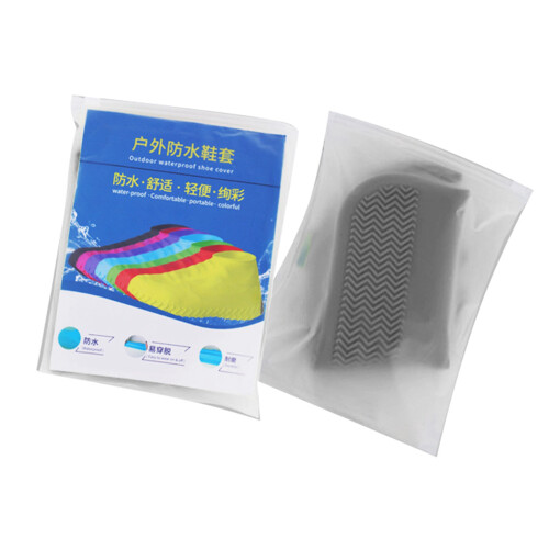 1 Paar Silikon-Regen-Schuhüberzieher grau S 20,9 cm 1