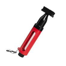 Portable Golf Club Cleaning Brush with Grooves Tube, Press-Type Design, Durable Golf Club Cleaner for All Club Types