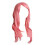 Cosplay 70 cm Peluca rosa larga y rizada resistente al calor 15