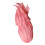 Cosplay 70 cm Peluca rosa larga y rizada resistente al calor 5