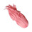 Cosplay 70 cm Peluca rosa larga y rizada resistente al calor 10
