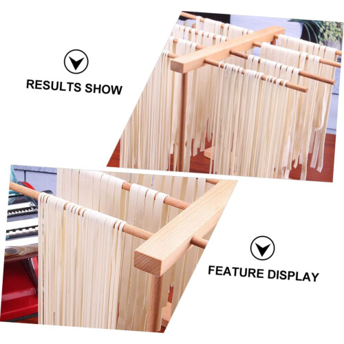 Ergonomic Pasta Drying Rack for Spaghetti and Lasagna - Adjustable, Durable, Space-Saving Design 2