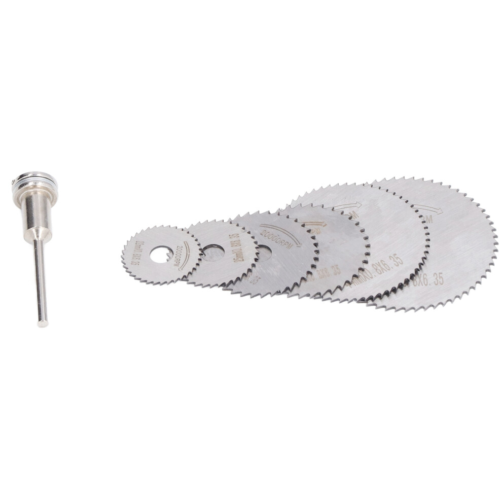 7Pcs Compact Circular Saw Discs For Precise Cutting - Mini Hss Blades 7681340288971