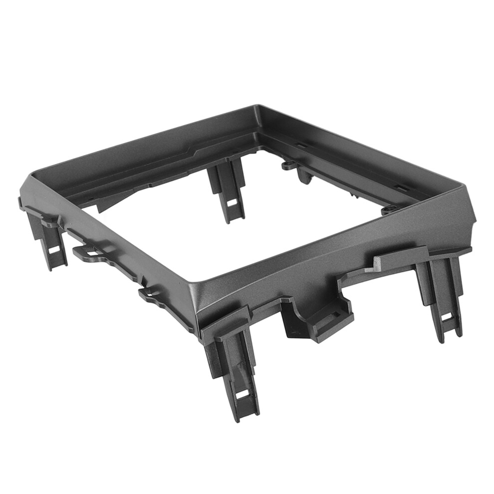 Abs 9 Inch Stereo Panel Bezel For Corolla 2006Â2013 2Din Fit Silver 4691340288768