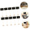 10 Pack Mini Chalkboard Signs for Home Use Thin Wooden Plaques Small LED Menu Boards Buffet Labels 3
