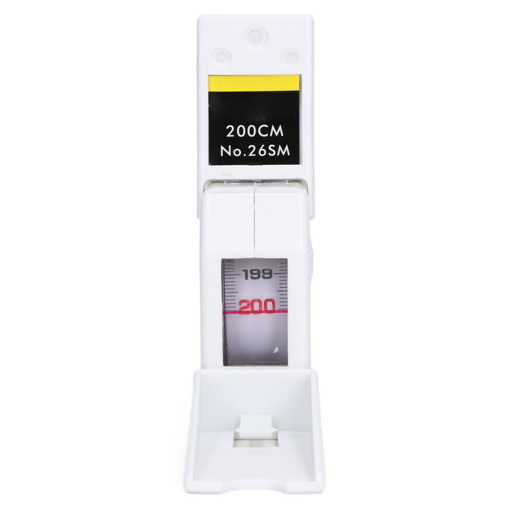 200Cm Retractable Height Ruler Wall Mounted Tape Measure For Home Use White 9381340290629