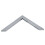 Galga angular central de acero inoxidable 150x130mm 6.00x5.12in 3