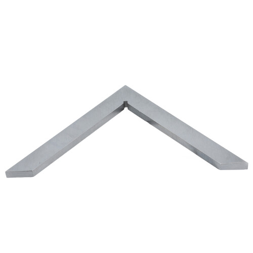 Galga angular central de acero inoxidable 150x130mm 6.00x5.12in 2