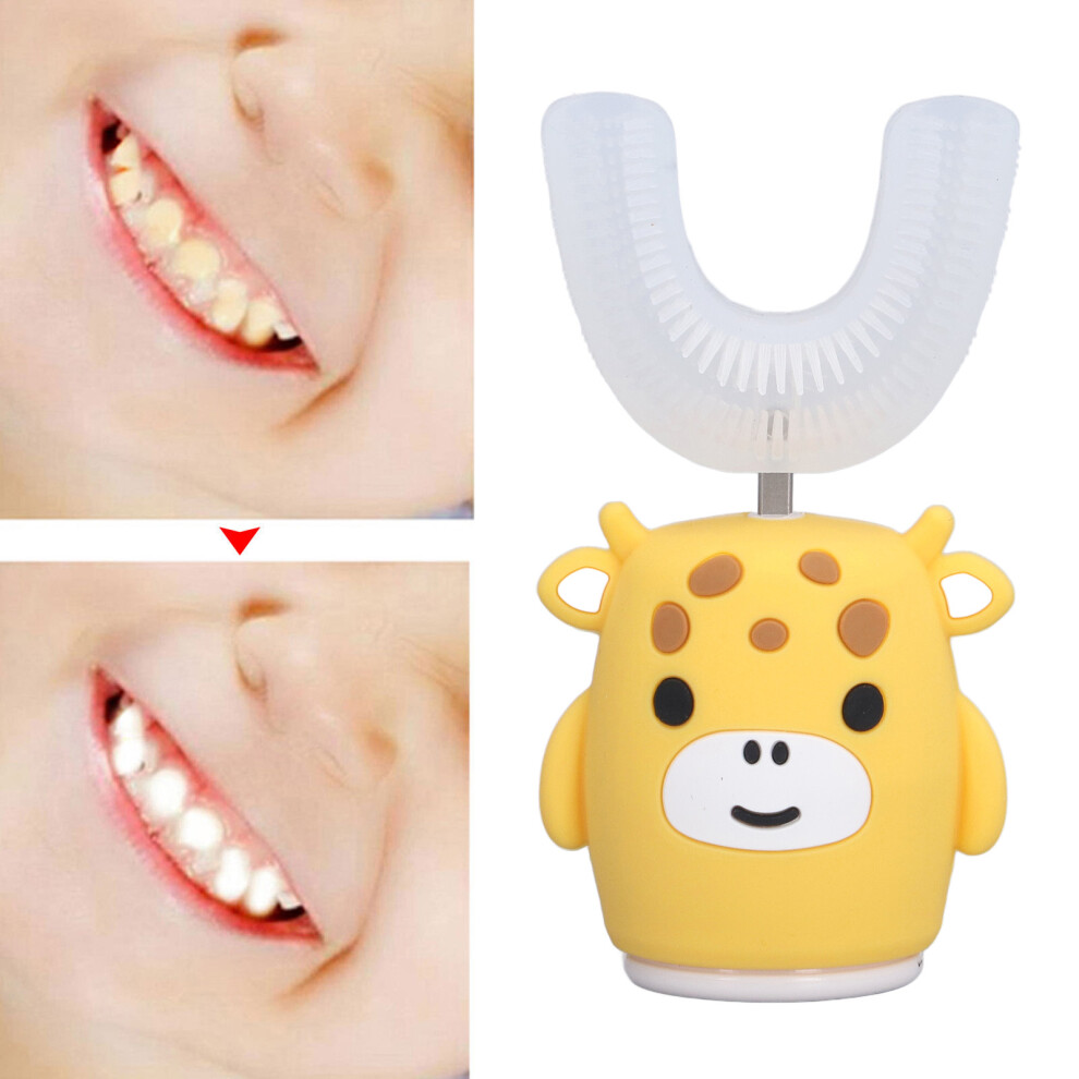 U Shape Electric Toothbrush IPX7 Waterproof 360 Cleaning 500mAh