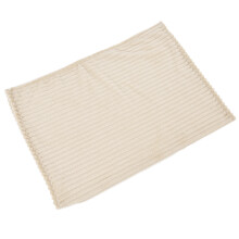 Flannel Throw Blanket 70x100cm Plush Soft Breathable Beige