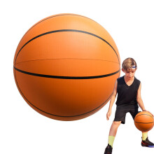 Zero Noise Basketball - Silent Foam Basketball for Indoor Training, Low Noise Airless Design, Quiet Bouncing Toy for Various Activities