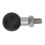 Motorrad-Kugelhalter Gewinde M8 Edelstahl Gummi 16