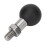 Motorrad-Kugelhalter Gewinde M8 Edelstahl Gummi 5