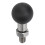 Motorrad-Kugelhalter Gewinde M8 Edelstahl Gummi 1