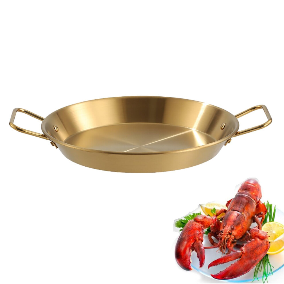 Korean Hot Pot Stainless Steel Gold Cooker with Double Handles, Multifunctional Soup, Ramen, Seafood, and Pasta Pan-image-OPC-PJKBMNH-NEW