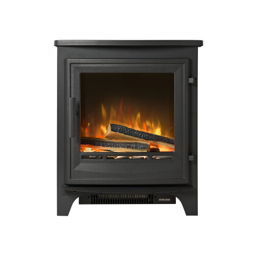 Acantha Halo Electric Stove in Black