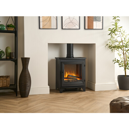 Acantha Halo Electric Stove in Black 2