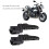 Pedane anteriori nere CNC per Street Triple 765cc 7