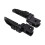 Pedane anteriori nere CNC per Street Triple 765cc 1